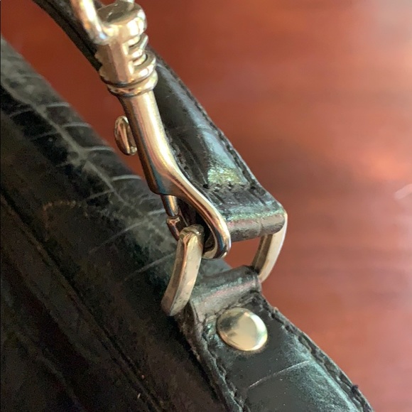 SOLD ✅ Leather Attaché Bag - Croc Print - Picture 12 of 12